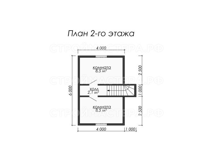 Дом из бруса проект «ДБ-4»