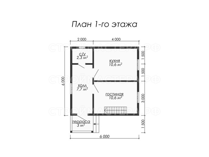 Каркасный дом проект «КД-7»