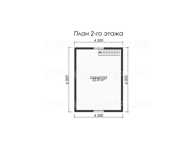 Дом из бруса проект «ДБ-9»