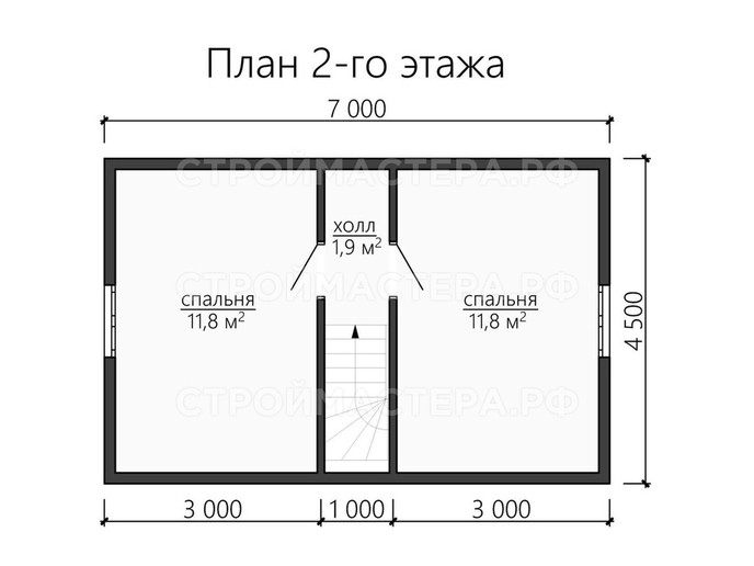 Каркасный дом проект «КД-33»