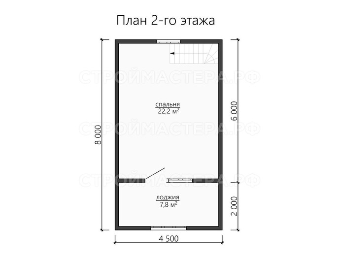 Дом из бруса проект «ДБ-35»