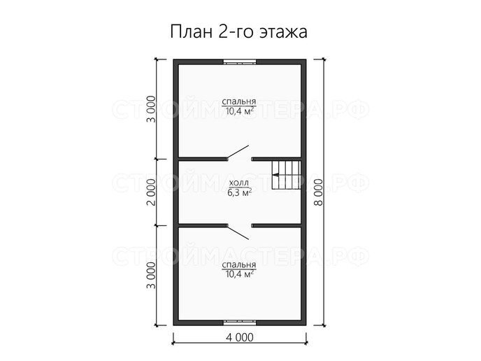 Каркасный дом проект «КД-36»