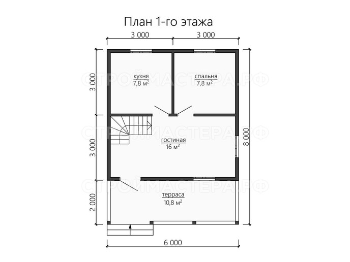 Каркасный дом проект «КД-37»