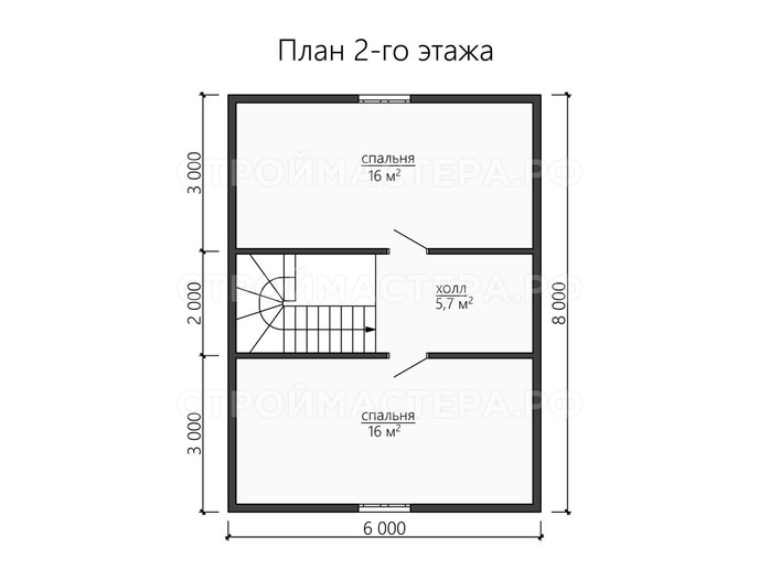 Каркасный дом проект «КД-46»