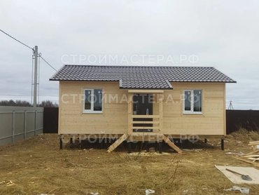 Каркасный дом 8х6 в ССПК Луговое